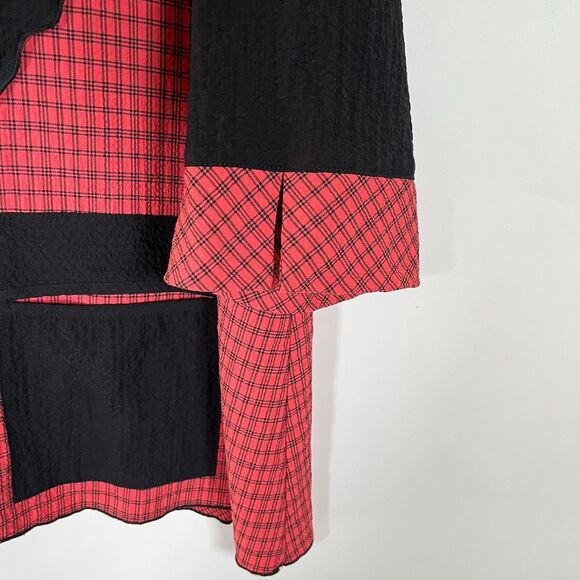 Moonlight Y&S Fashion Womens Shirt Jacket Tunic Top XXL Full Button Artsy Unique - Picture 5 of 8